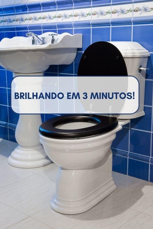 pia e vaso sanitário branco e azul, banheiro limpo, imagem para pinterest