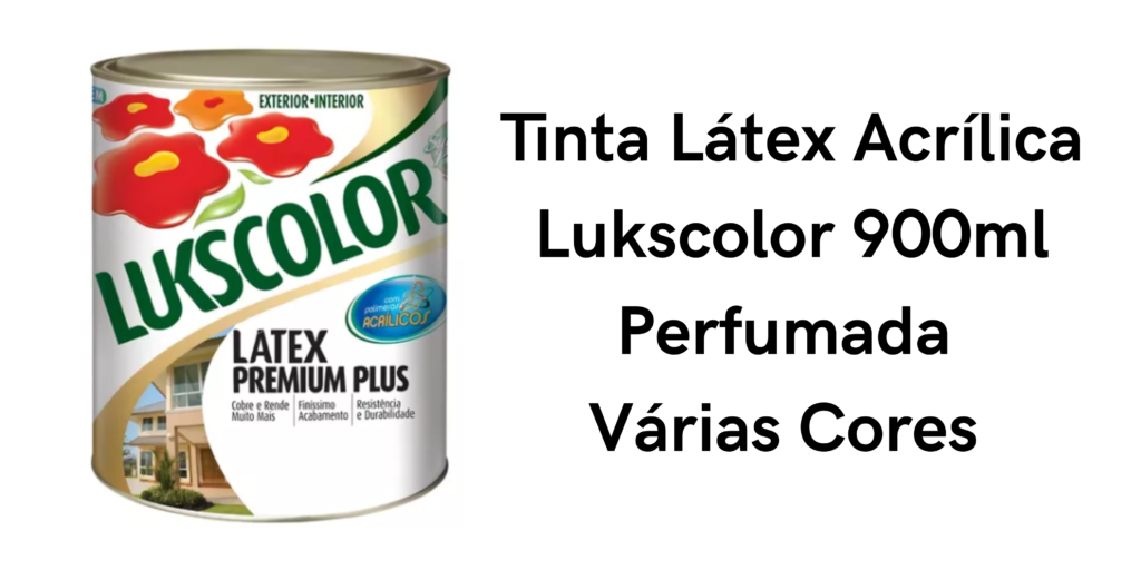 tinta látex em promoção